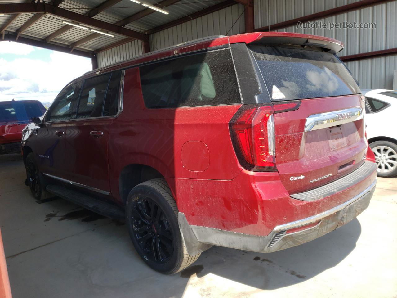 2021 Gmc Yukon Xl K1500 Slt Maroon vin: 1GKS2GKD0MR444853