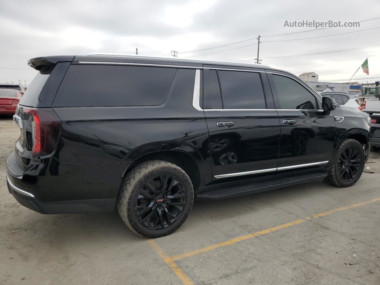 2021 Gmc Yukon Xl K1500 Slt Black vin: 1GKS2GKD0MR451561