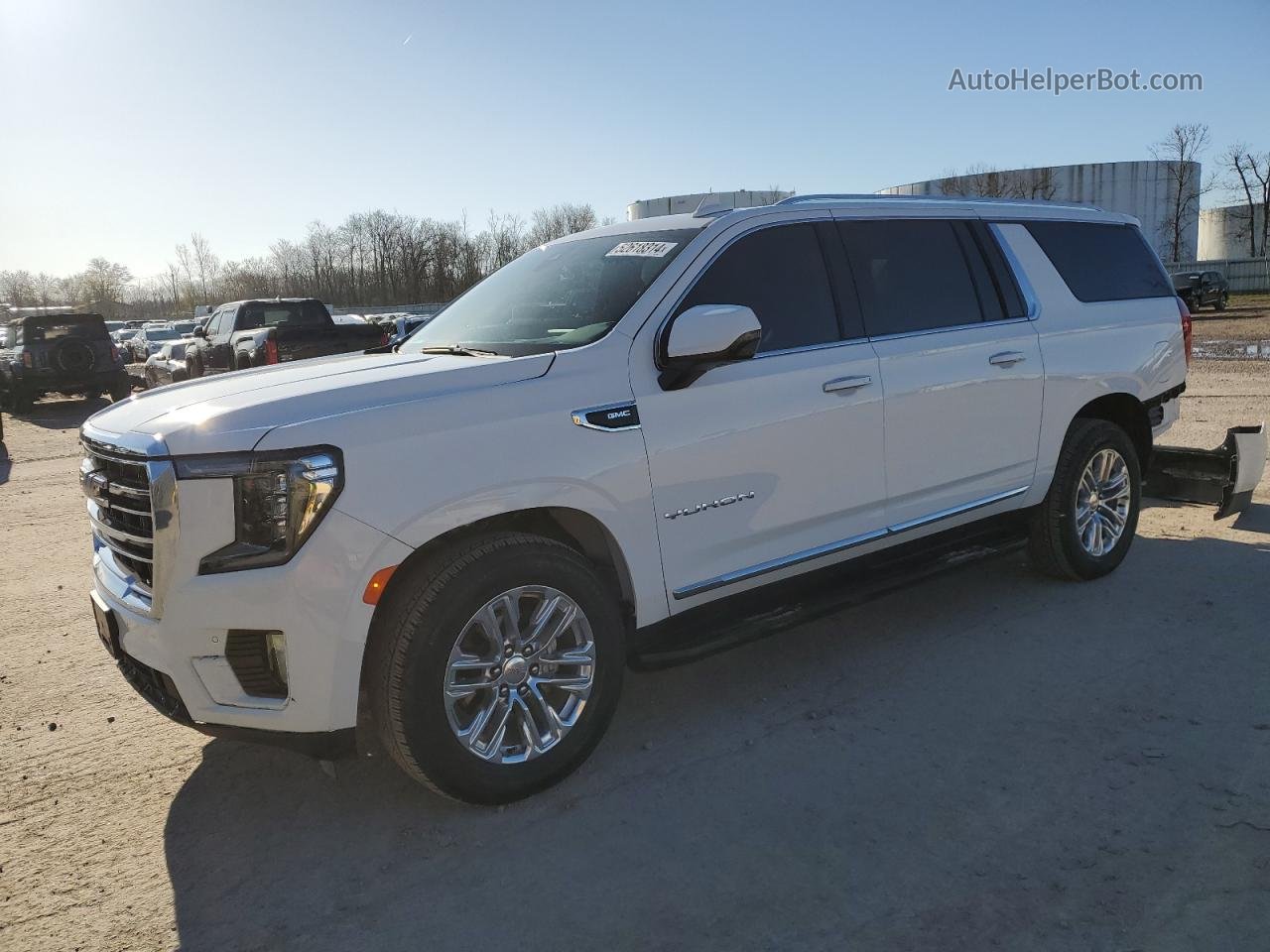 2021 Gmc Yukon Xl K1500 Slt White vin: 1GKS2GKD3MR131022