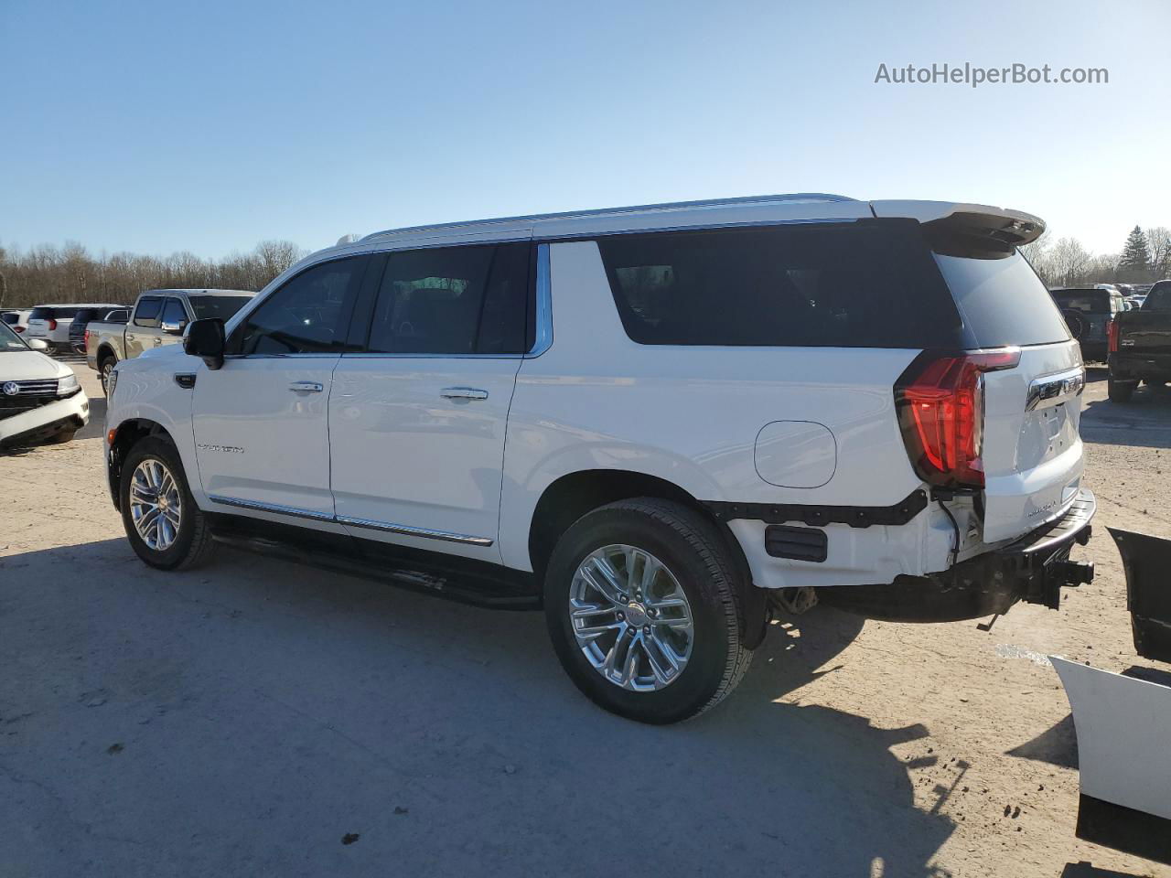 2021 Gmc Yukon Xl K1500 Slt White vin: 1GKS2GKD3MR131022