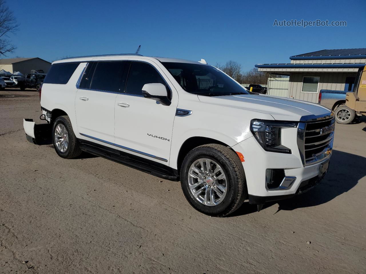 2021 Gmc Yukon Xl K1500 Slt White vin: 1GKS2GKD3MR131022