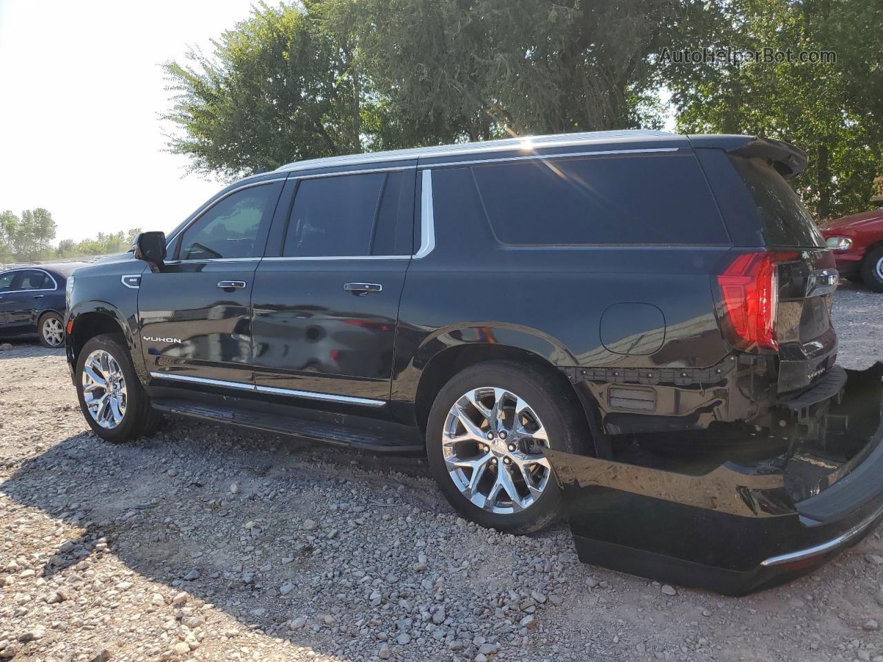 2021 Gmc Yukon Xl K1500 Slt Black vin: 1GKS2GKD3MR482013