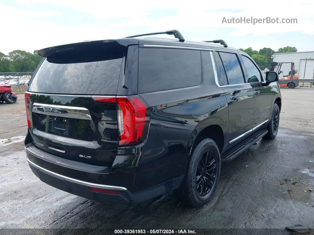 2021 Gmc Yukon Xl 4wd Slt Black vin: 1GKS2GKD4MR372202