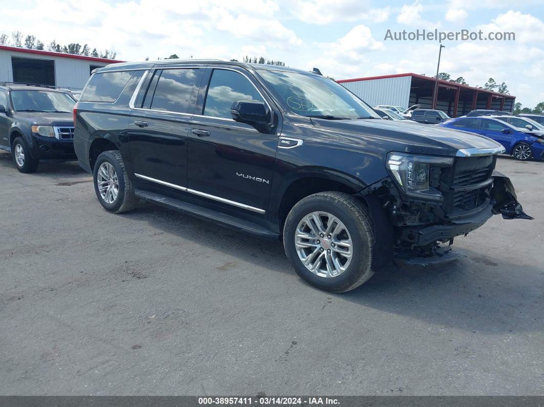 2021 Gmc Yukon Xl 4wd Slt Black vin: 1GKS2GKD6MR486878