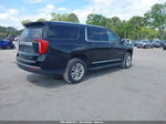 2021 Gmc Yukon Xl 4wd Slt Black vin: 1GKS2GKD6MR486878