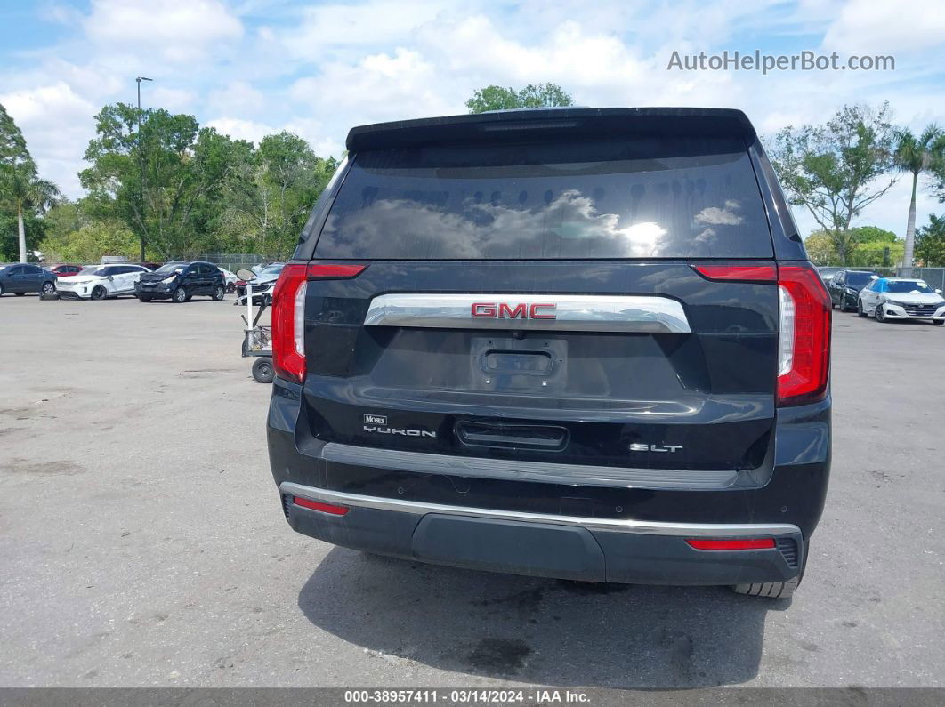 2021 Gmc Yukon Xl 4wd Slt Black vin: 1GKS2GKD6MR486878