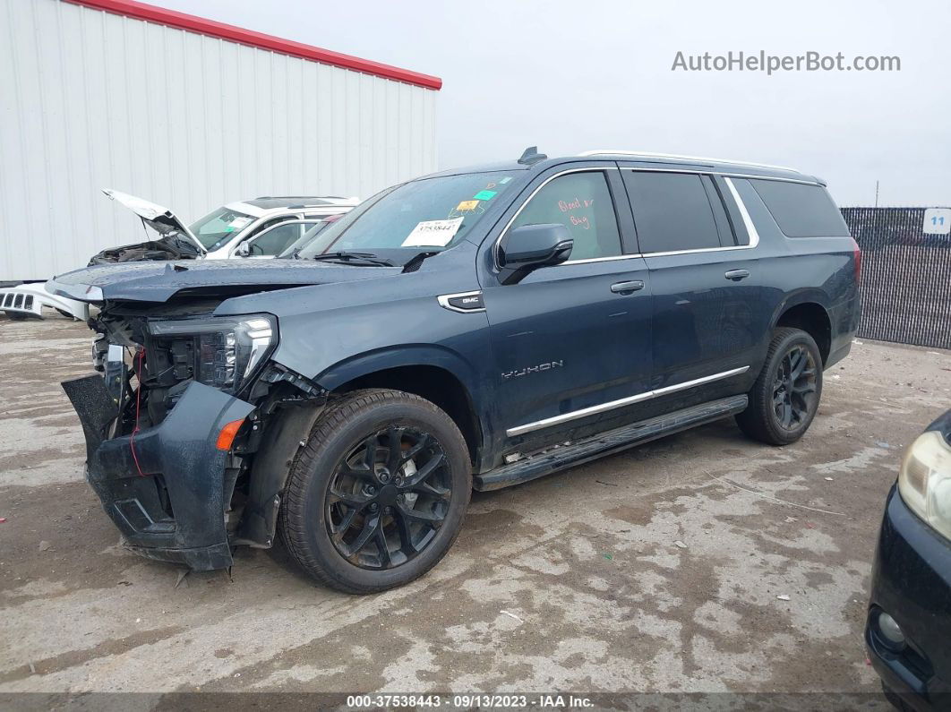 2021 Gmc Yukon Xl Slt Dark Blue vin: 1GKS2GKD7MR207499