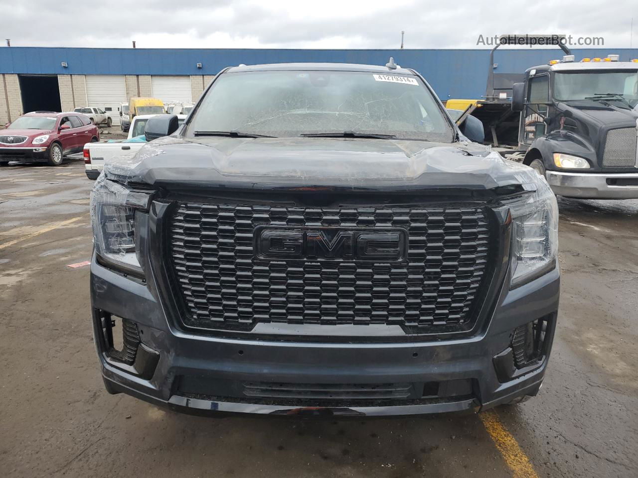 2021 Gmc Yukon Xl K1500 Slt Gray vin: 1GKS2GKD7MR207499