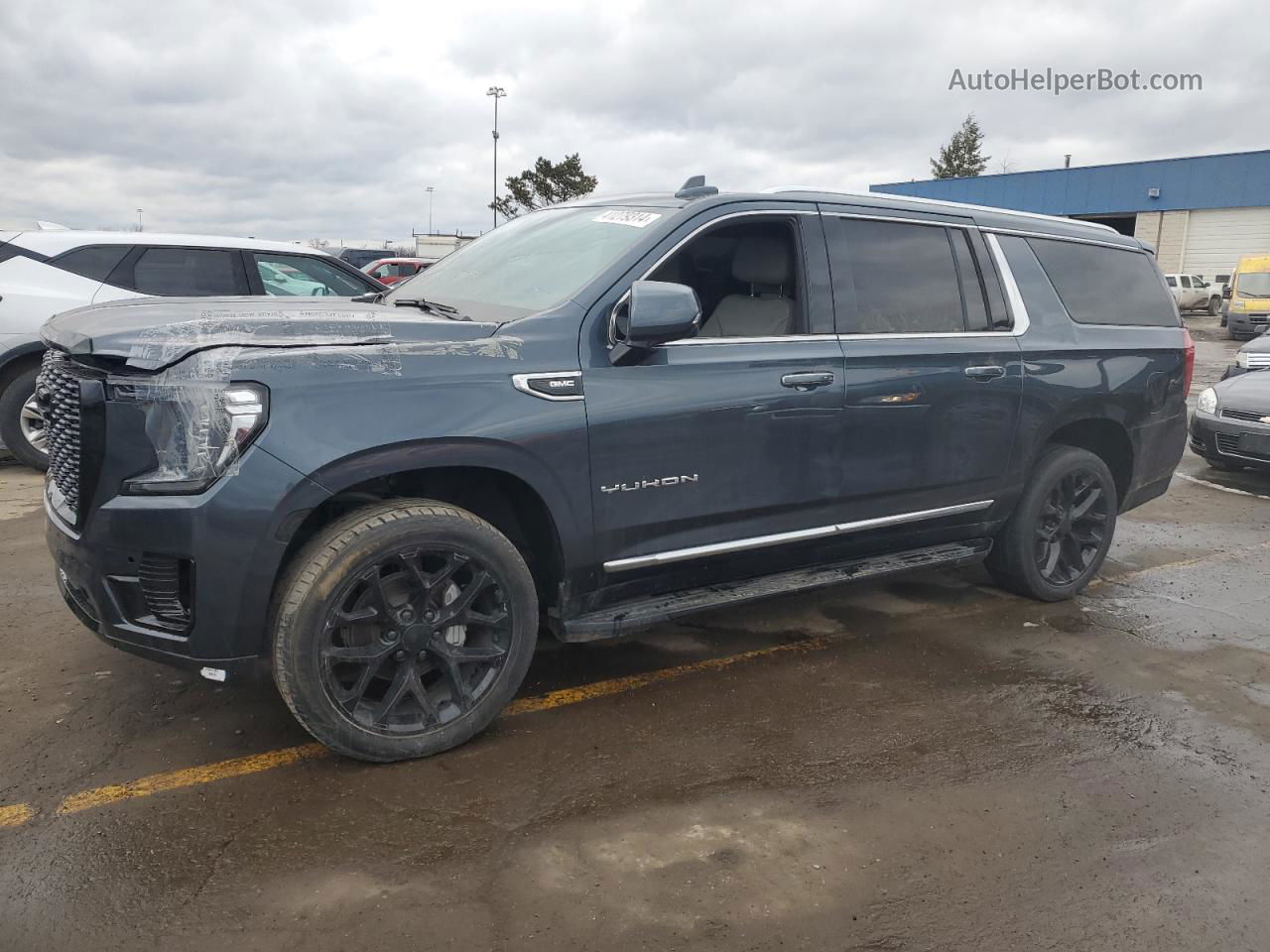 2021 Gmc Yukon Xl K1500 Slt Gray vin: 1GKS2GKD7MR207499