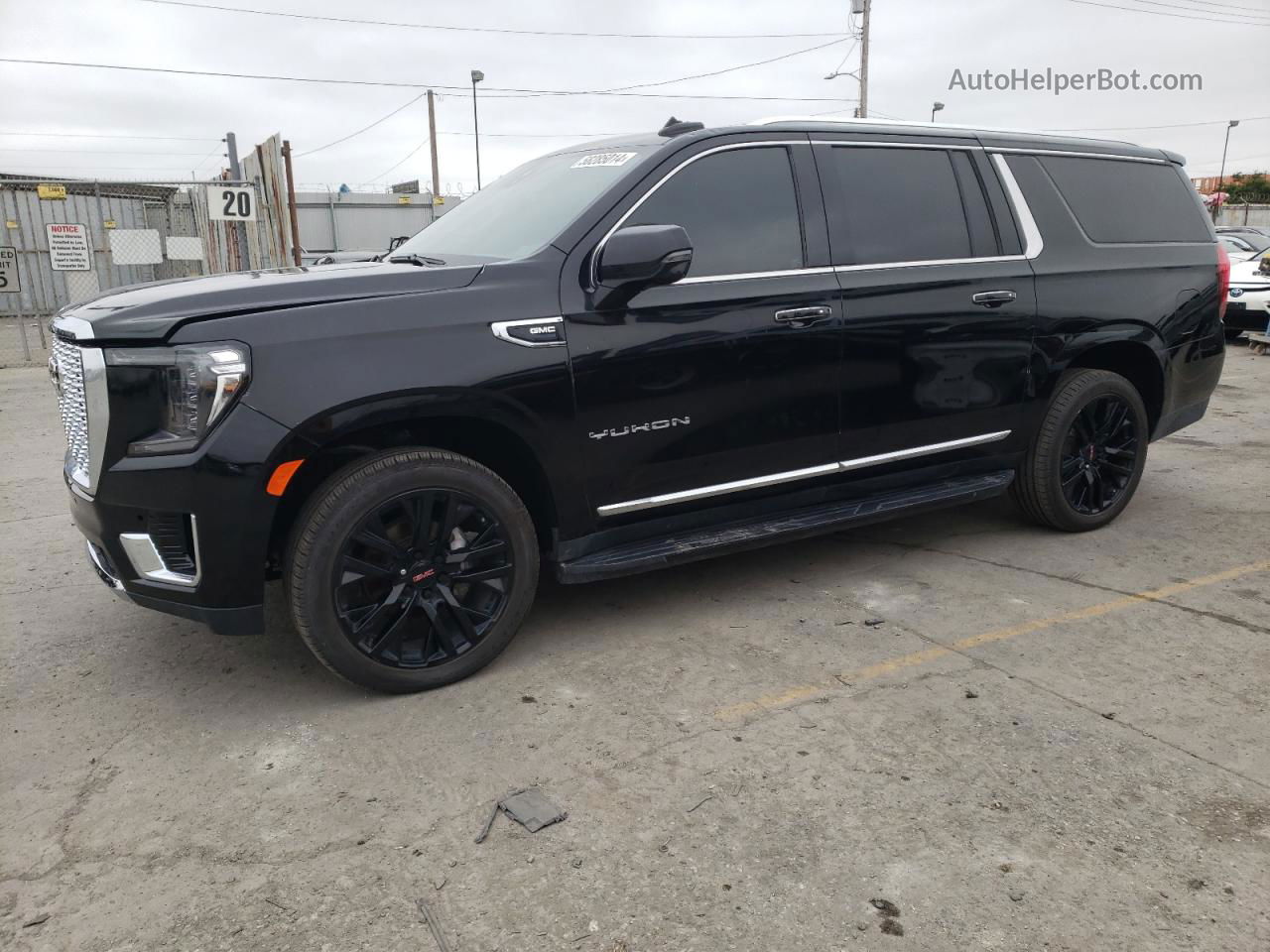 2021 Gmc Yukon Xl K1500 Slt Black vin: 1GKS2GKD8MR153193