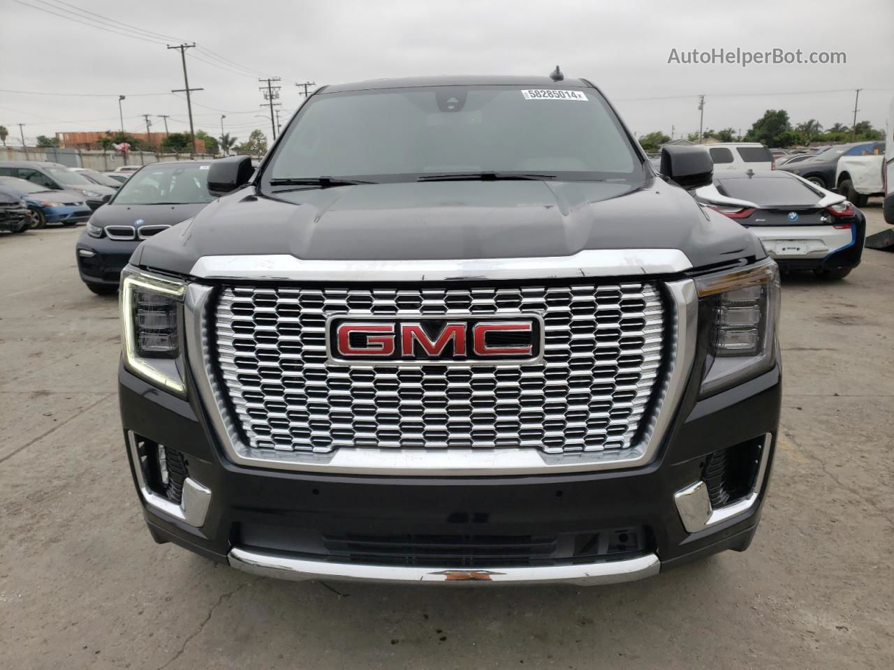 2021 Gmc Yukon Xl K1500 Slt Black vin: 1GKS2GKD8MR153193