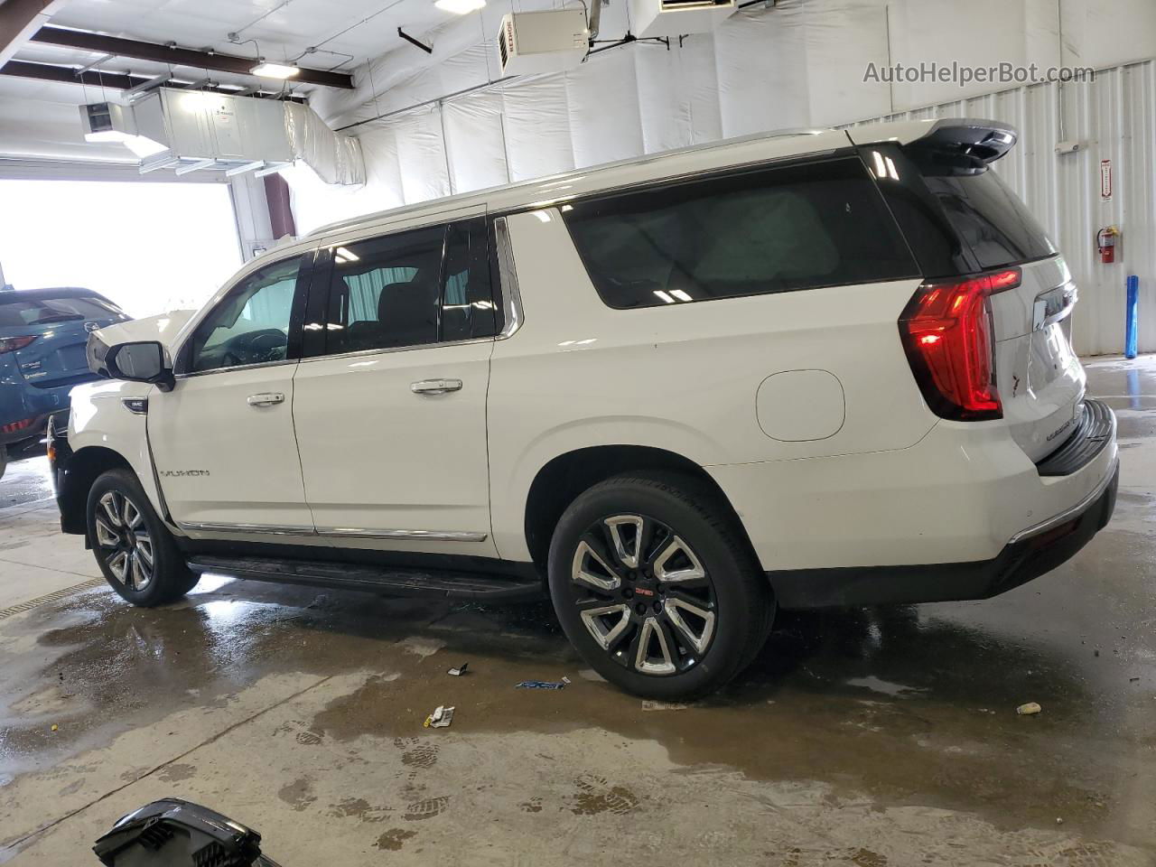 2021 Gmc Yukon Xl K1500 Slt White vin: 1GKS2GKD9MR427002