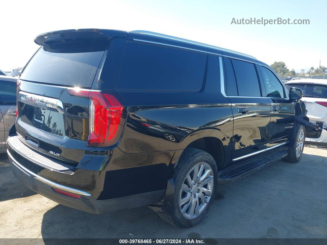 2021 Gmc Yukon Xl 4wd Slt Черный vin: 1GKS2GKT6MR426137