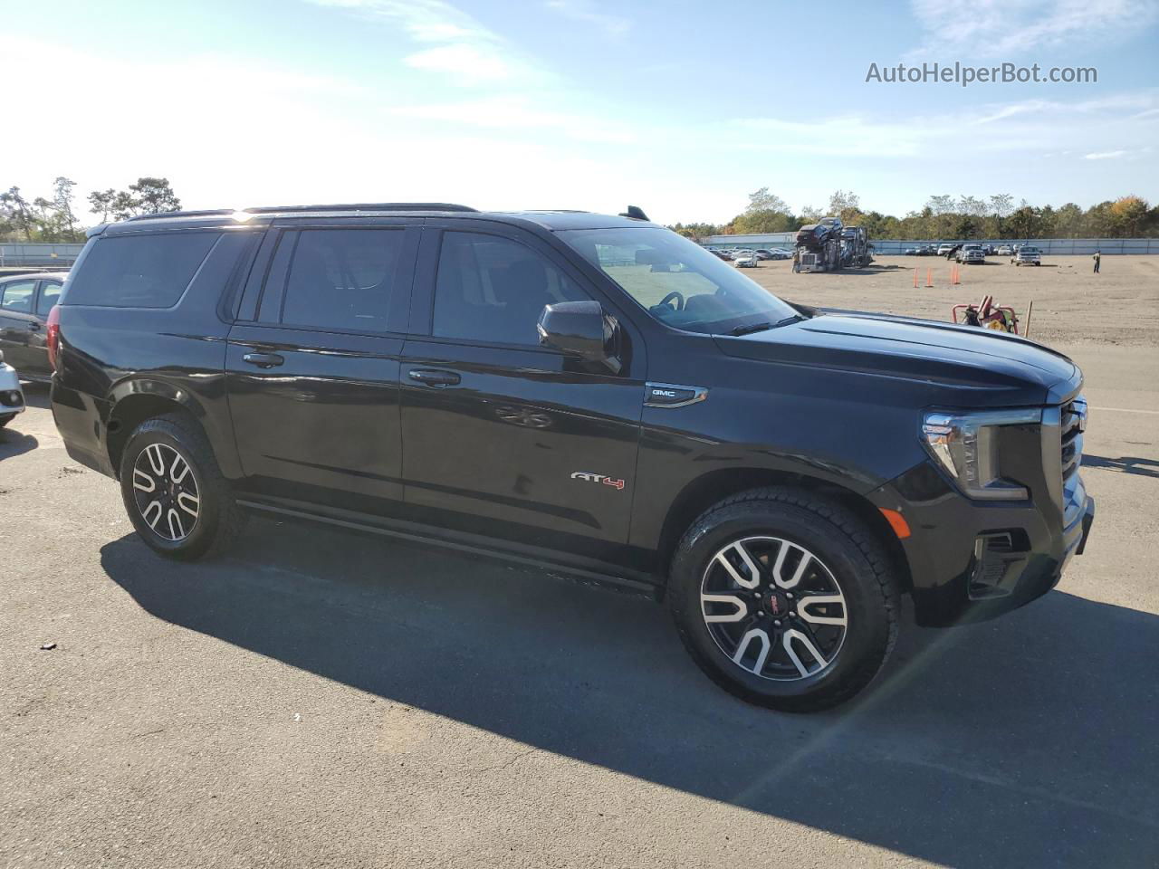 2021 Gmc Yukon Xl K1500 At4 Black vin: 1GKS2HKD8MR421102