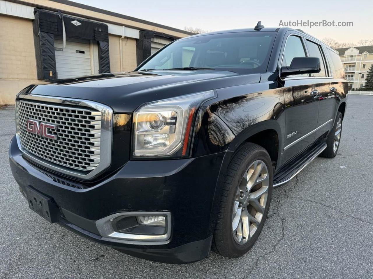 2017 Gmc Yukon Xl Denali Black vin: 1GKS2HKJ1HR243271