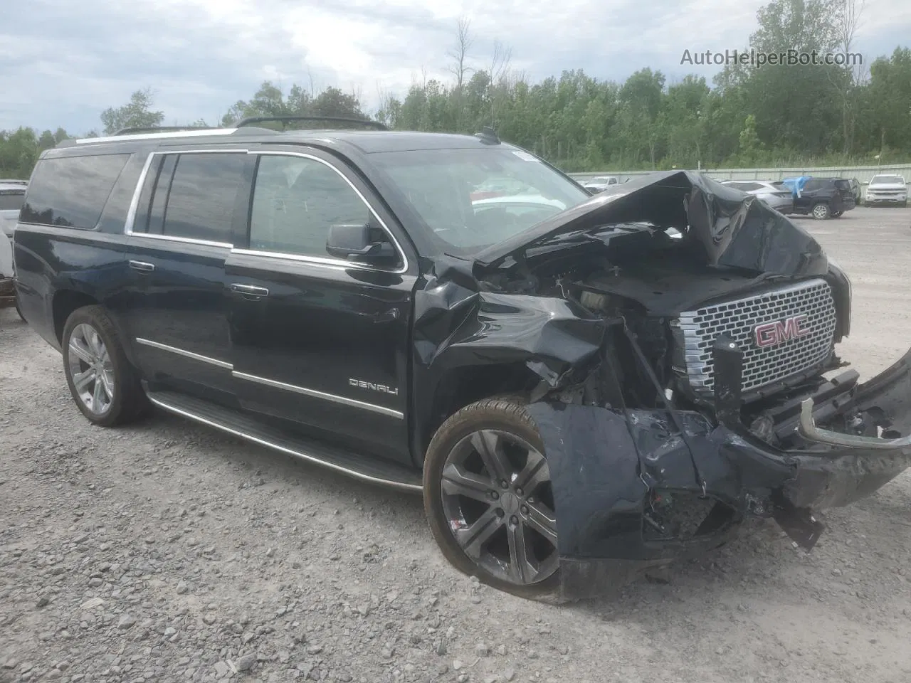 2017 Gmc Yukon Xl Denali Black vin: 1GKS2HKJ2HR171108