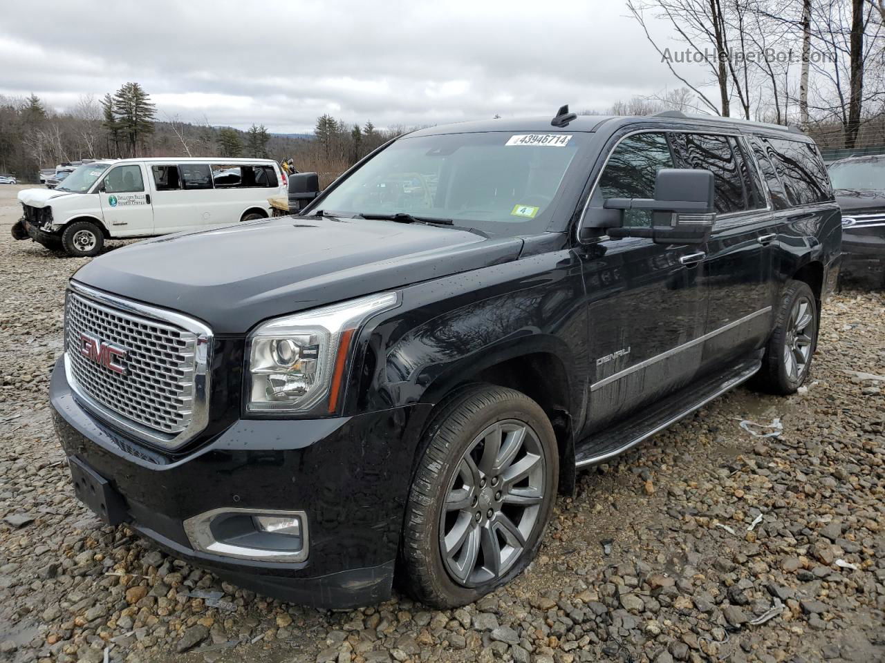 2017 Gmc Yukon Xl Denali Черный vin: 1GKS2HKJ3HR193358