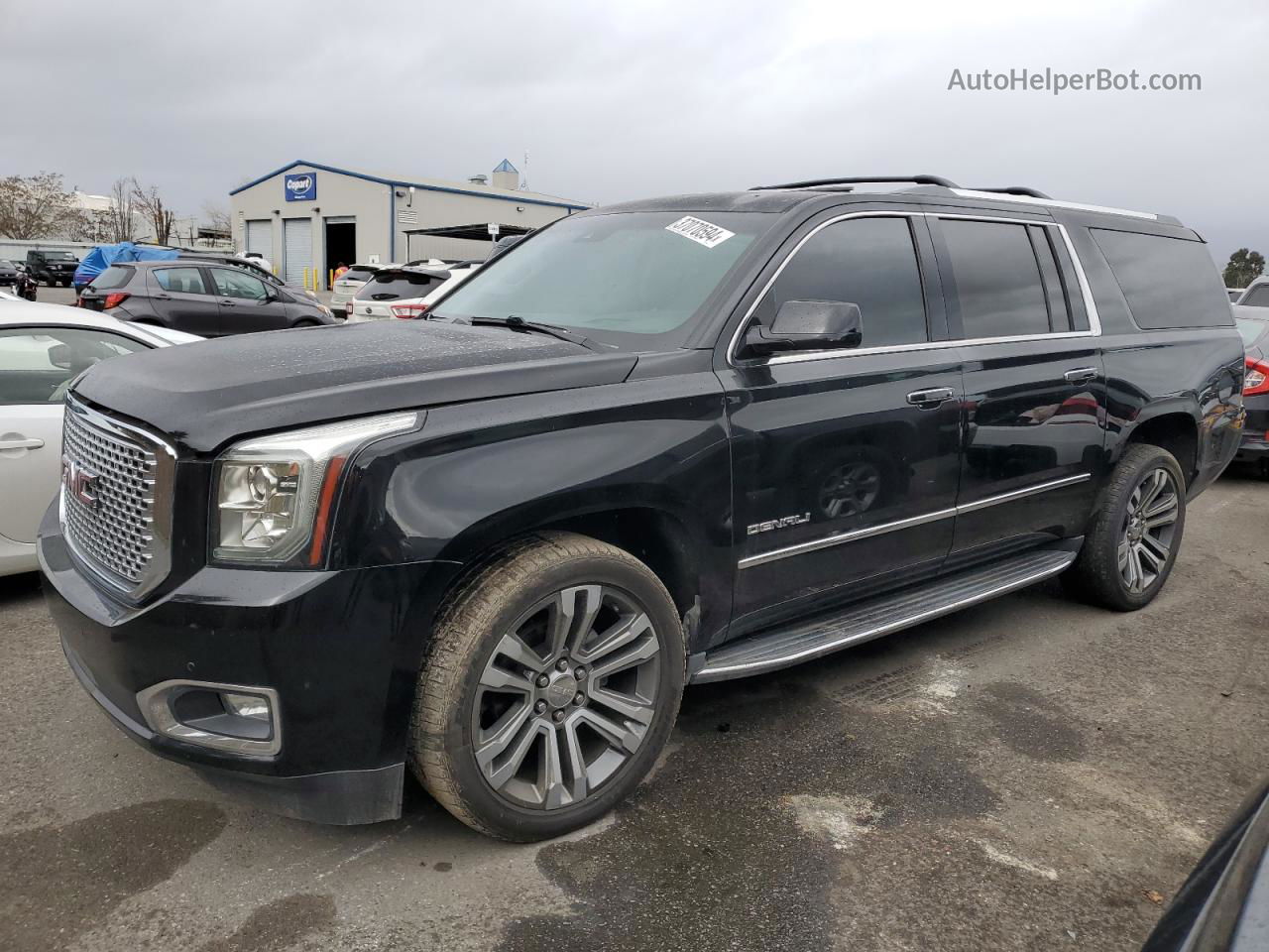 2017 Gmc Yukon Xl Denali Black vin: 1GKS2HKJ5HR176710