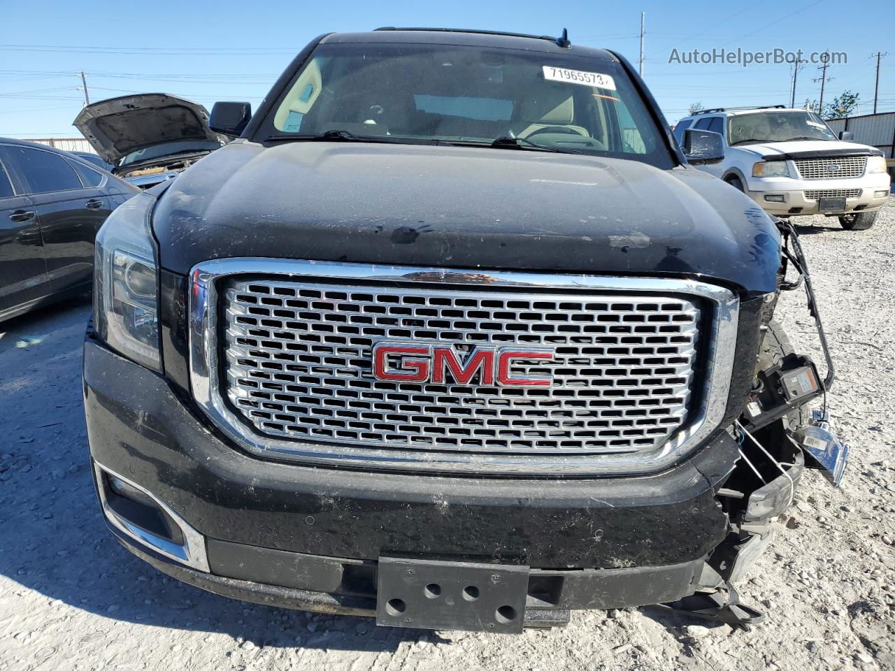 2017 Gmc Yukon Xl Denali Черный vin: 1GKS2HKJ5HR220303