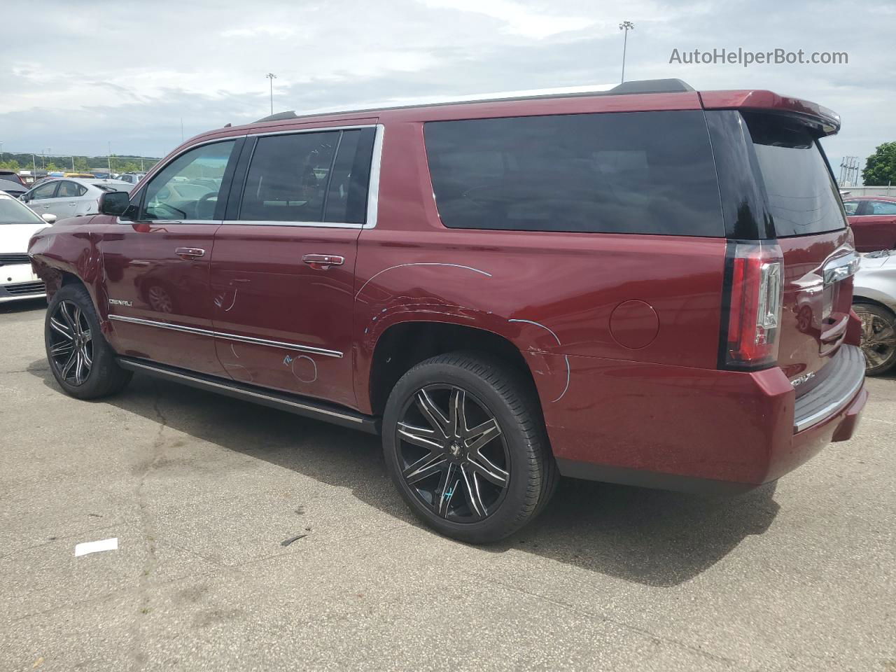 2017 Gmc Yukon Xl Denali Maroon vin: 1GKS2HKJ5HR381265