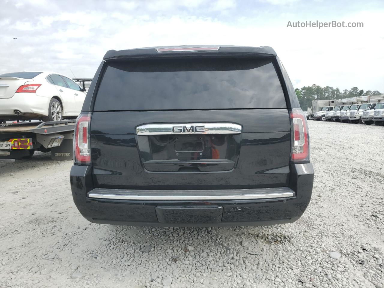 2017 Gmc Yukon Xl Denali Черный vin: 1GKS2HKJ6HR363129