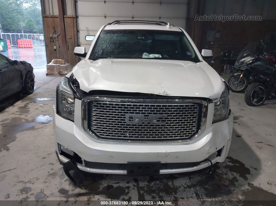 2017 Gmc Yukon Xl Denali White vin: 1GKS2HKJ6HR372168