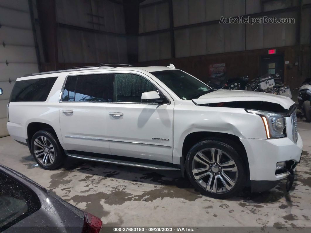 2017 Gmc Yukon Xl Denali White vin: 1GKS2HKJ6HR372168