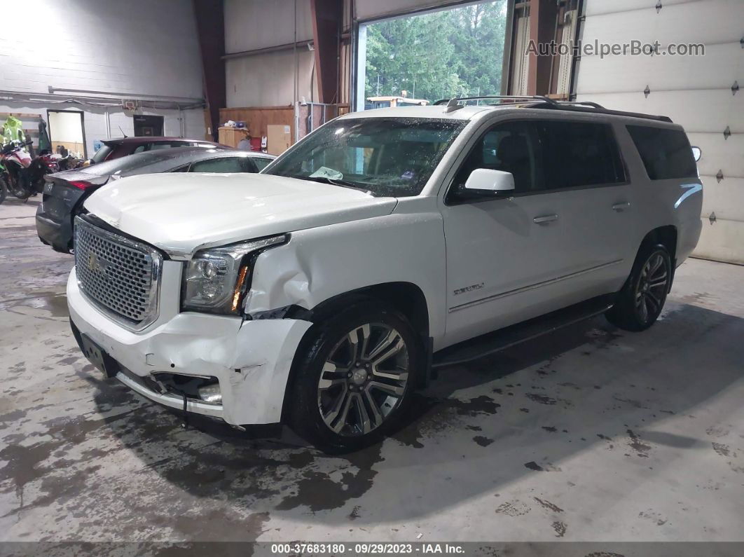 2017 Gmc Yukon Xl Denali White vin: 1GKS2HKJ6HR372168