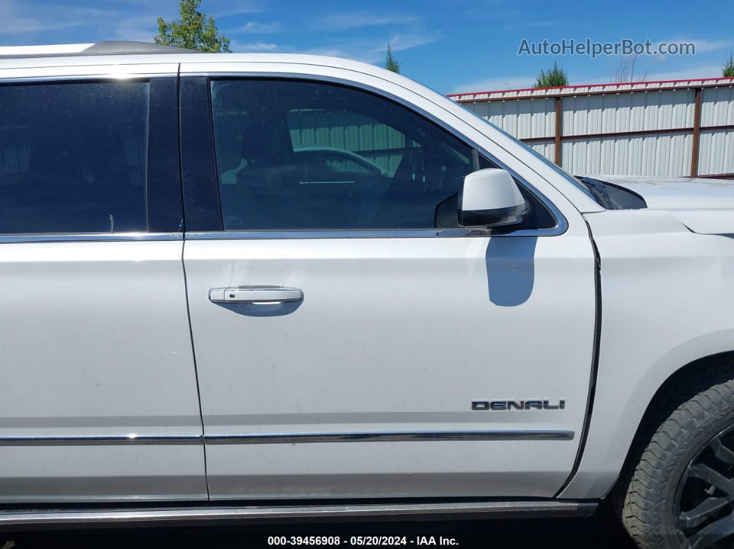 2020 Gmc Yukon Xl 4wd Denali White vin: 1GKS2HKJ7LR272573