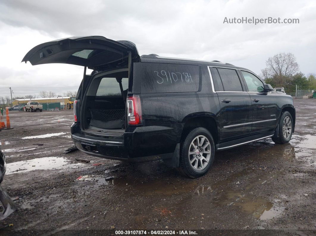 2017 Gmc Yukon Xl Denali Black vin: 1GKS2HKJ8HR140235