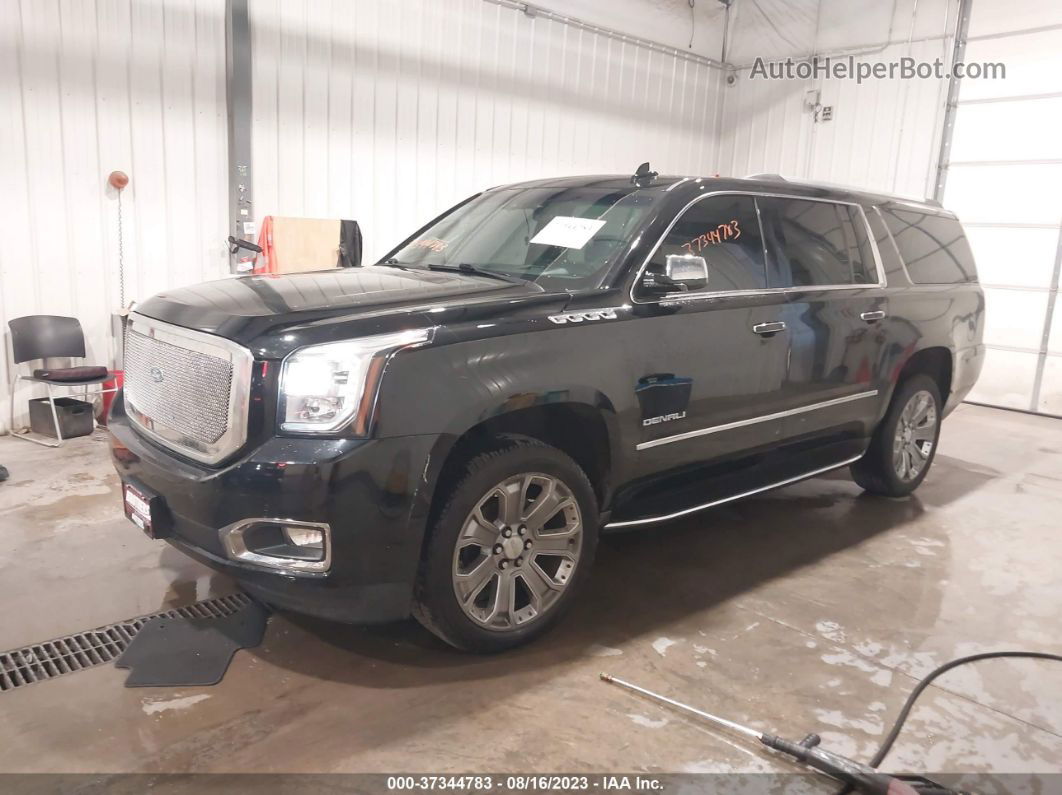 2017 Gmc Yukon Xl Denali Черный vin: 1GKS2HKJ8HR295786