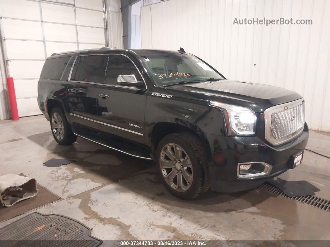 2017 Gmc Yukon Xl Denali Черный vin: 1GKS2HKJ8HR295786