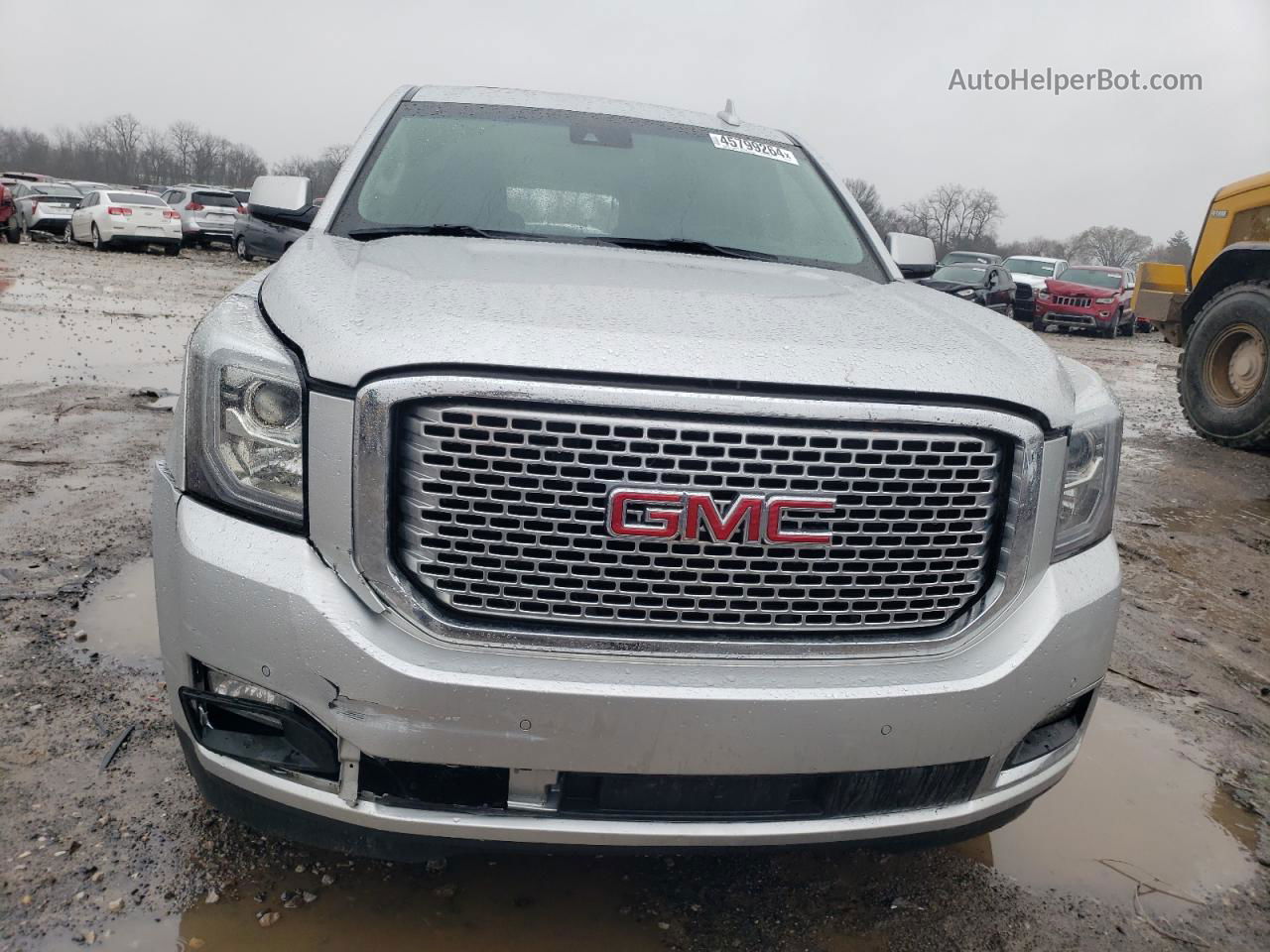 2017 Gmc Yukon Xl Denali Silver vin: 1GKS2HKJ9HR301336