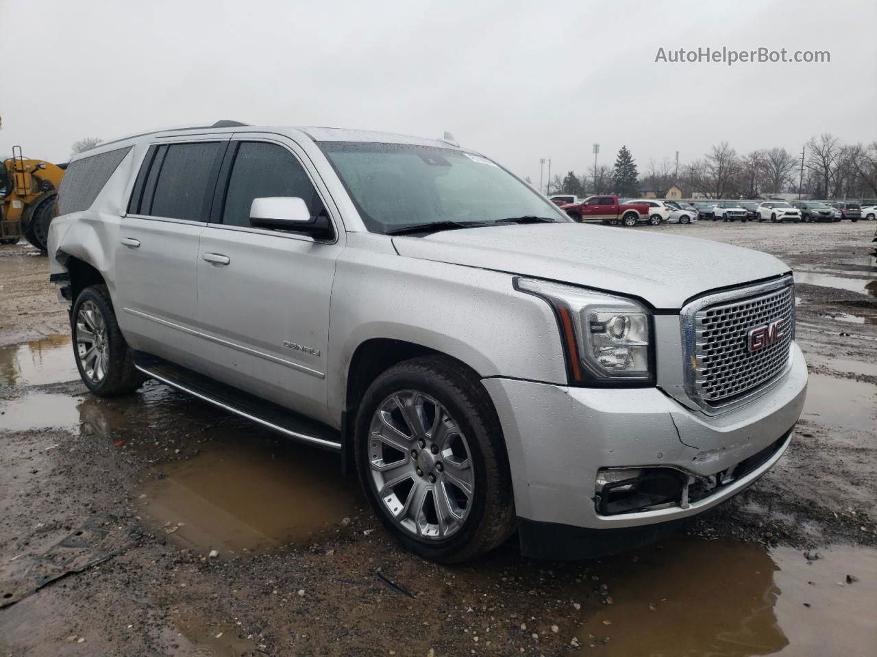 2017 Gmc Yukon Xl Denali Silver vin: 1GKS2HKJ9HR301336