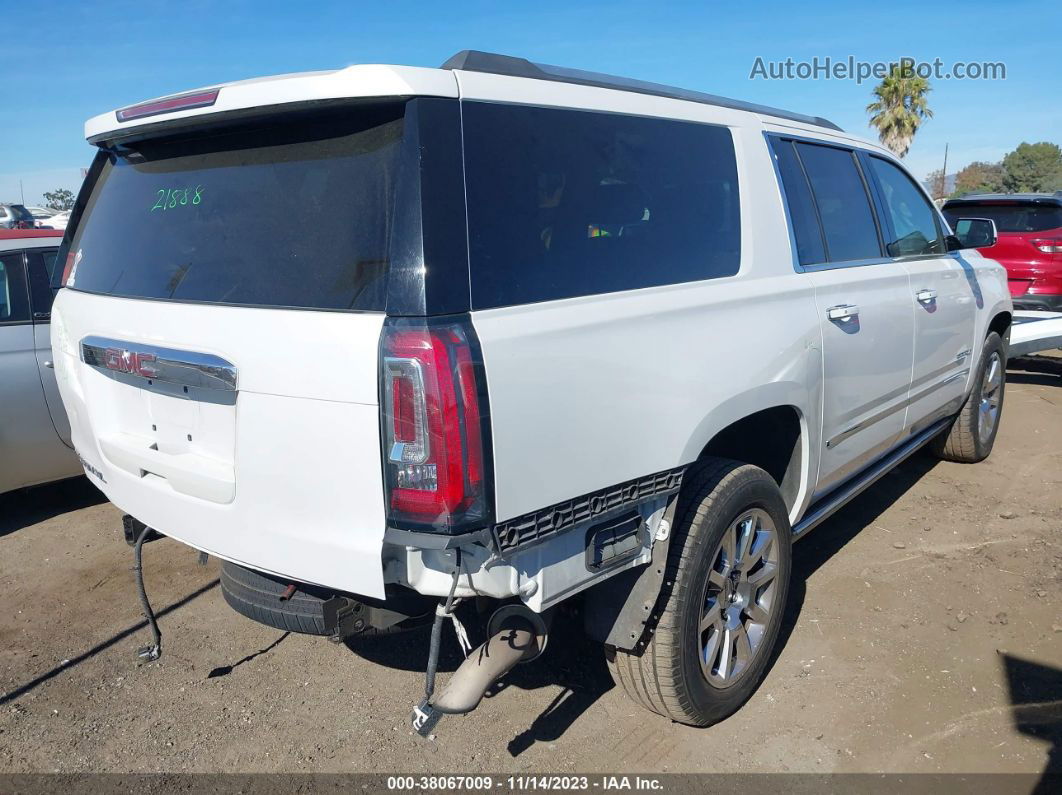 2017 Gmc Yukon Xl Denali White vin: 1GKS2HKJXHR268699