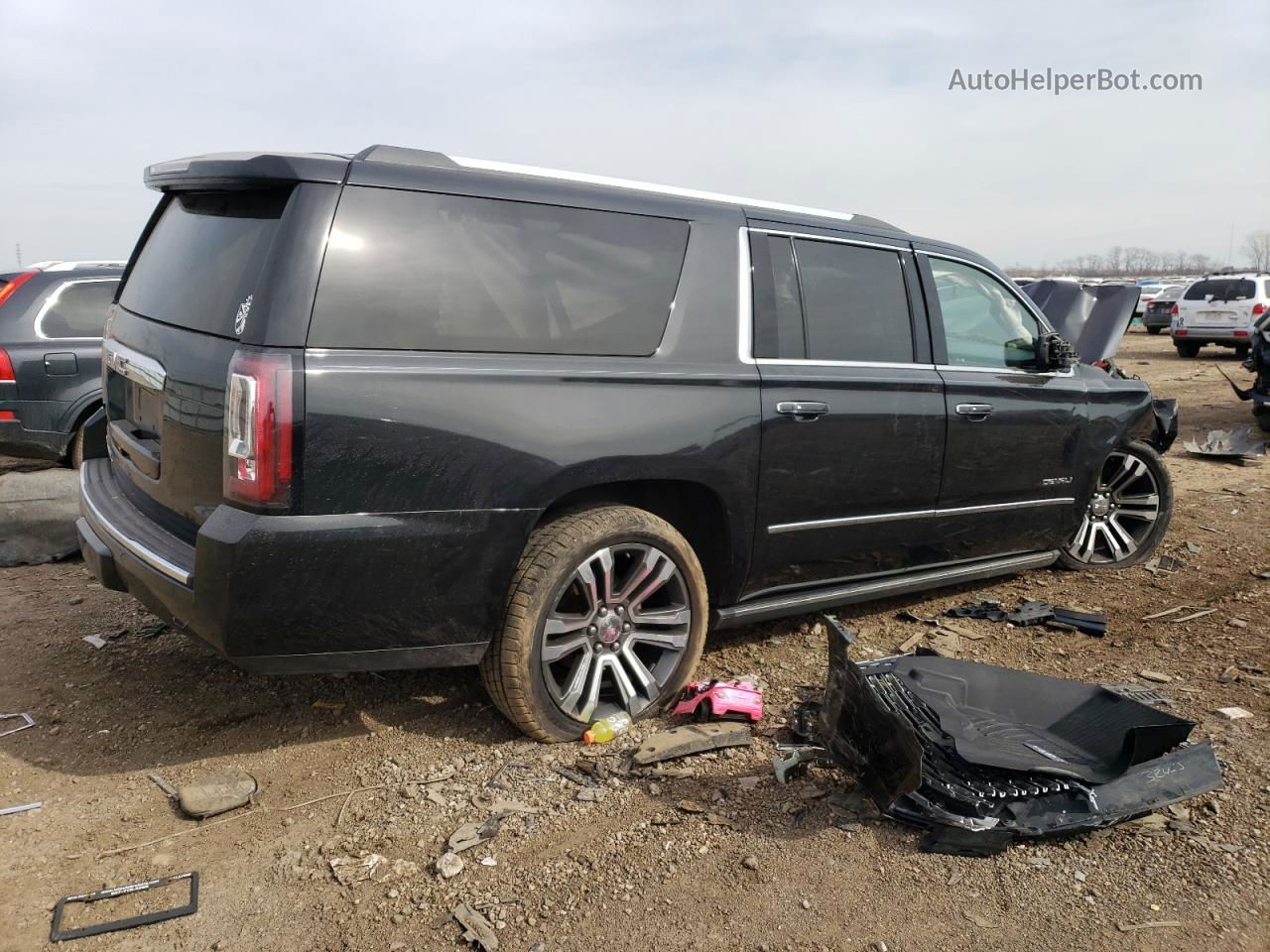 2020 Gmc Yukon Xl Denali Black vin: 1GKS2HKJXLR205577