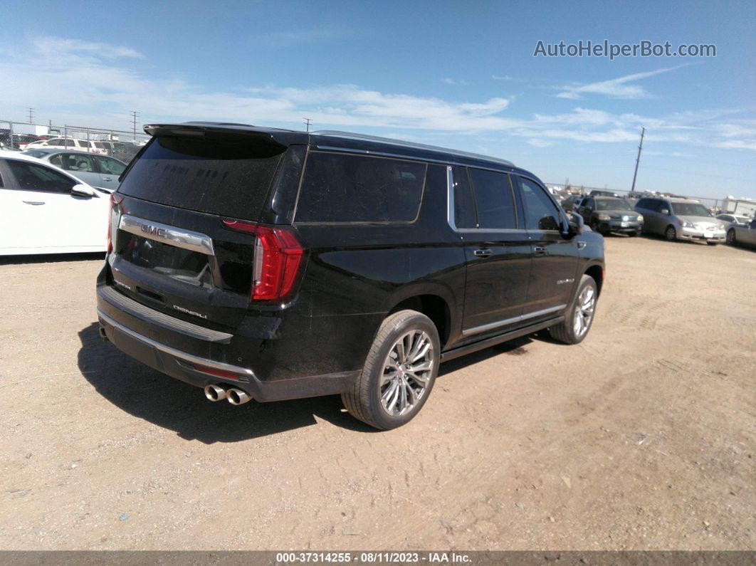 2021 Gmc Yukon Xl Denali Black vin: 1GKS2JKL0MR271453