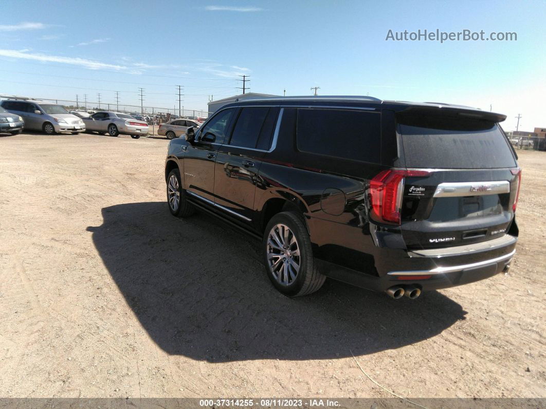 2021 Gmc Yukon Xl Denali Black vin: 1GKS2JKL0MR271453