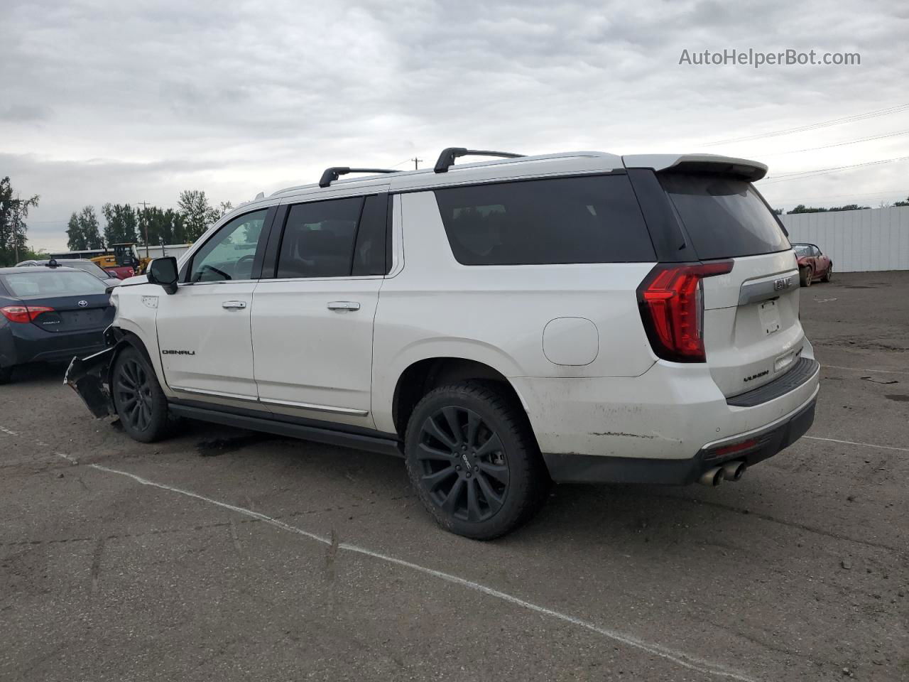 2021 Gmc Yukon Xl Denali White vin: 1GKS2JKL1MR161544