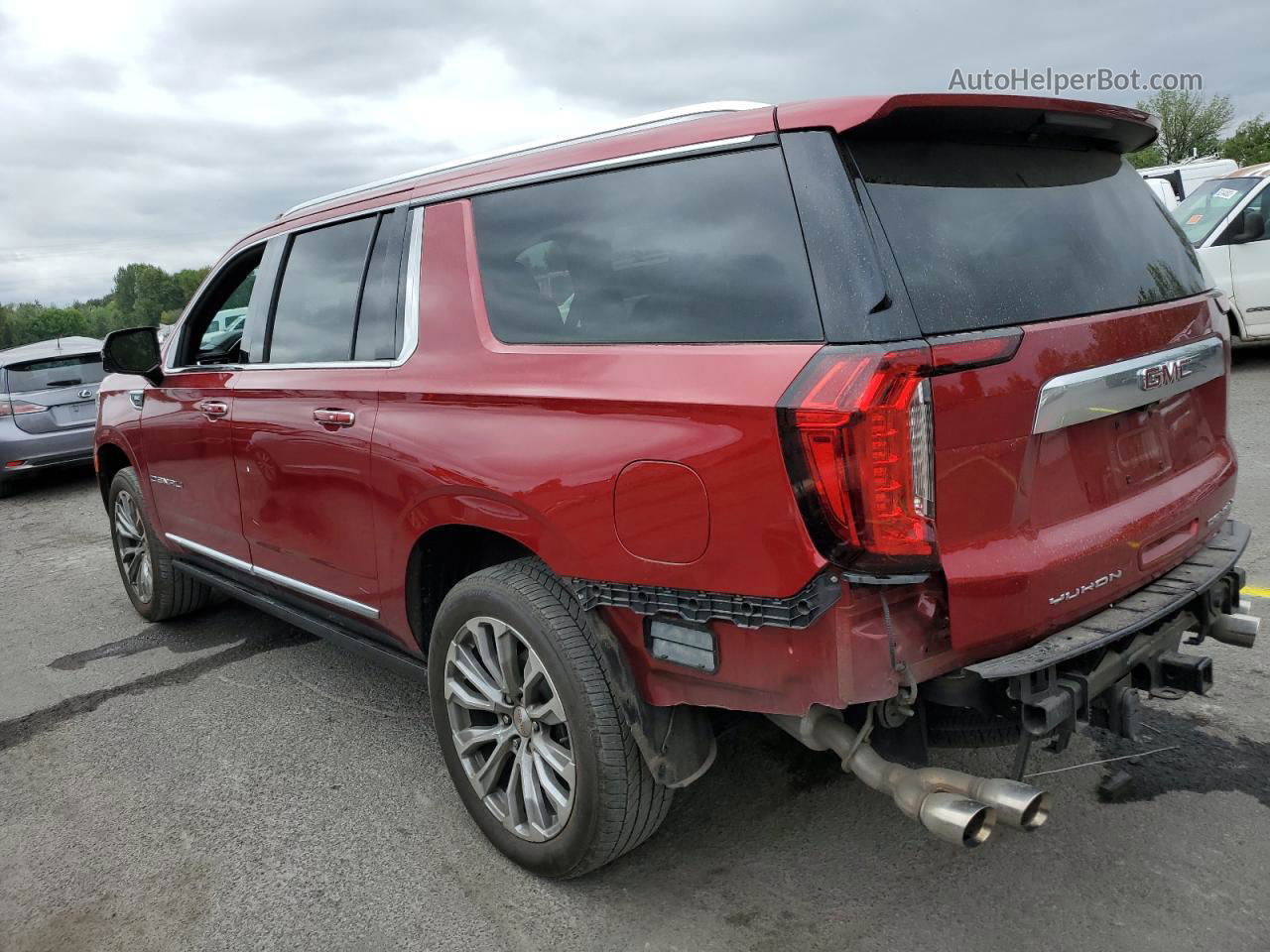 2021 Gmc Yukon Xl Denali Red vin: 1GKS2JKL1MR289752