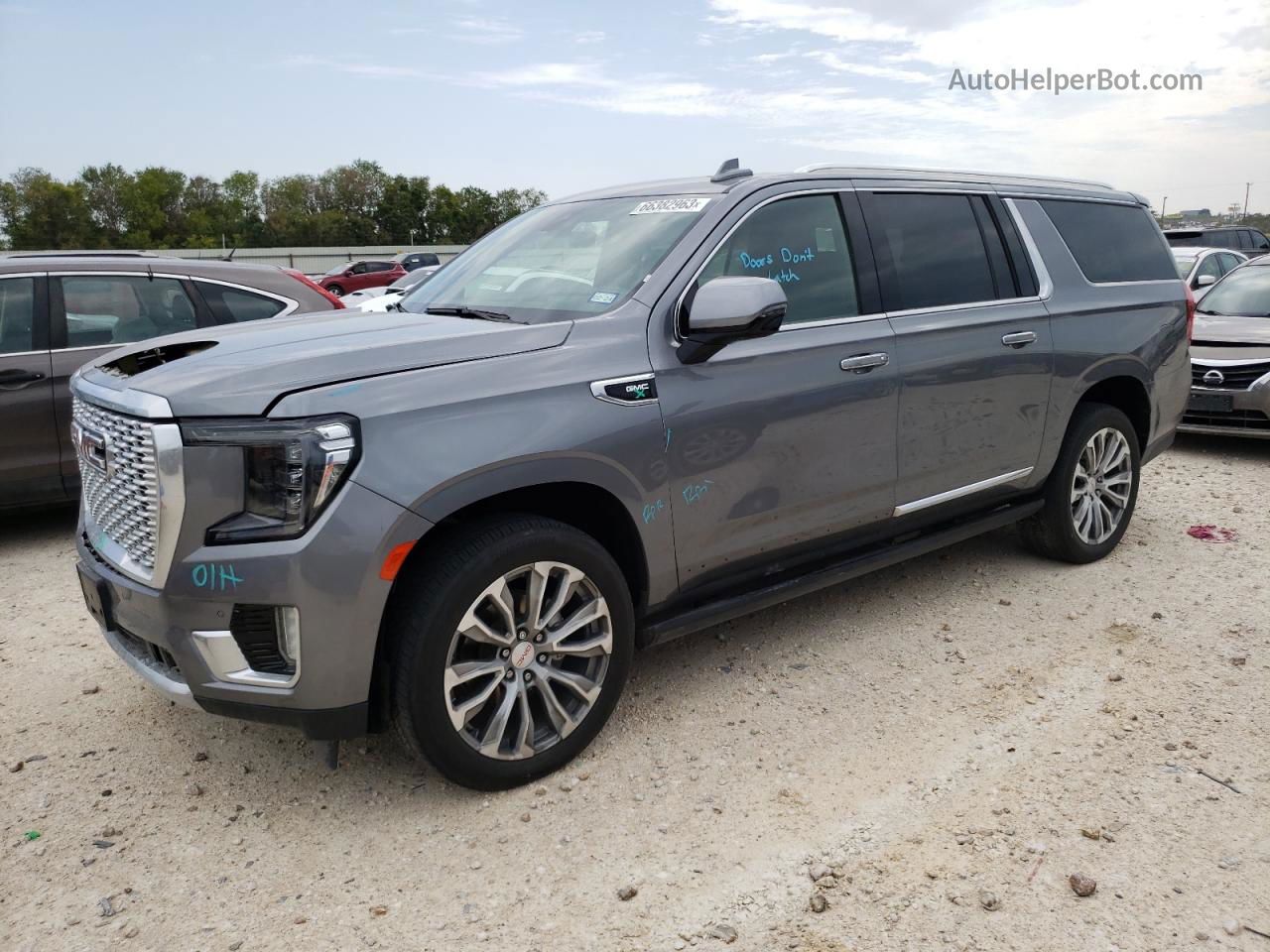 2021 Gmc Yukon Xl Denali Серый vin: 1GKS2JKL4MR289261