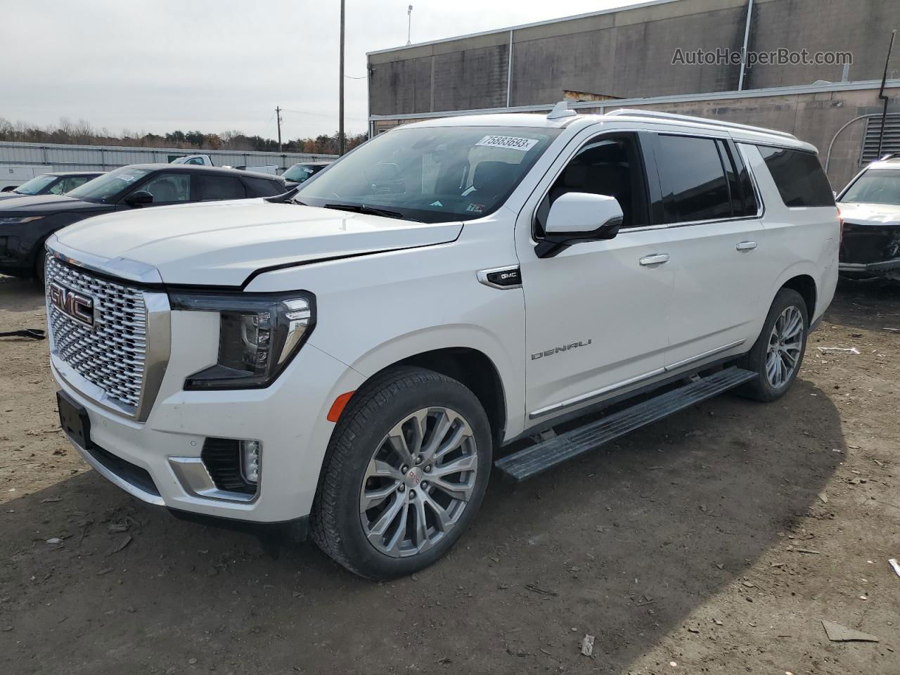 2021 Gmc Yukon Xl Denali White vin: 1GKS2JKL5MR336863