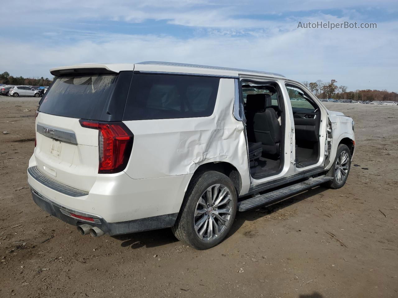 2021 Gmc Yukon Xl Denali White vin: 1GKS2JKL5MR336863