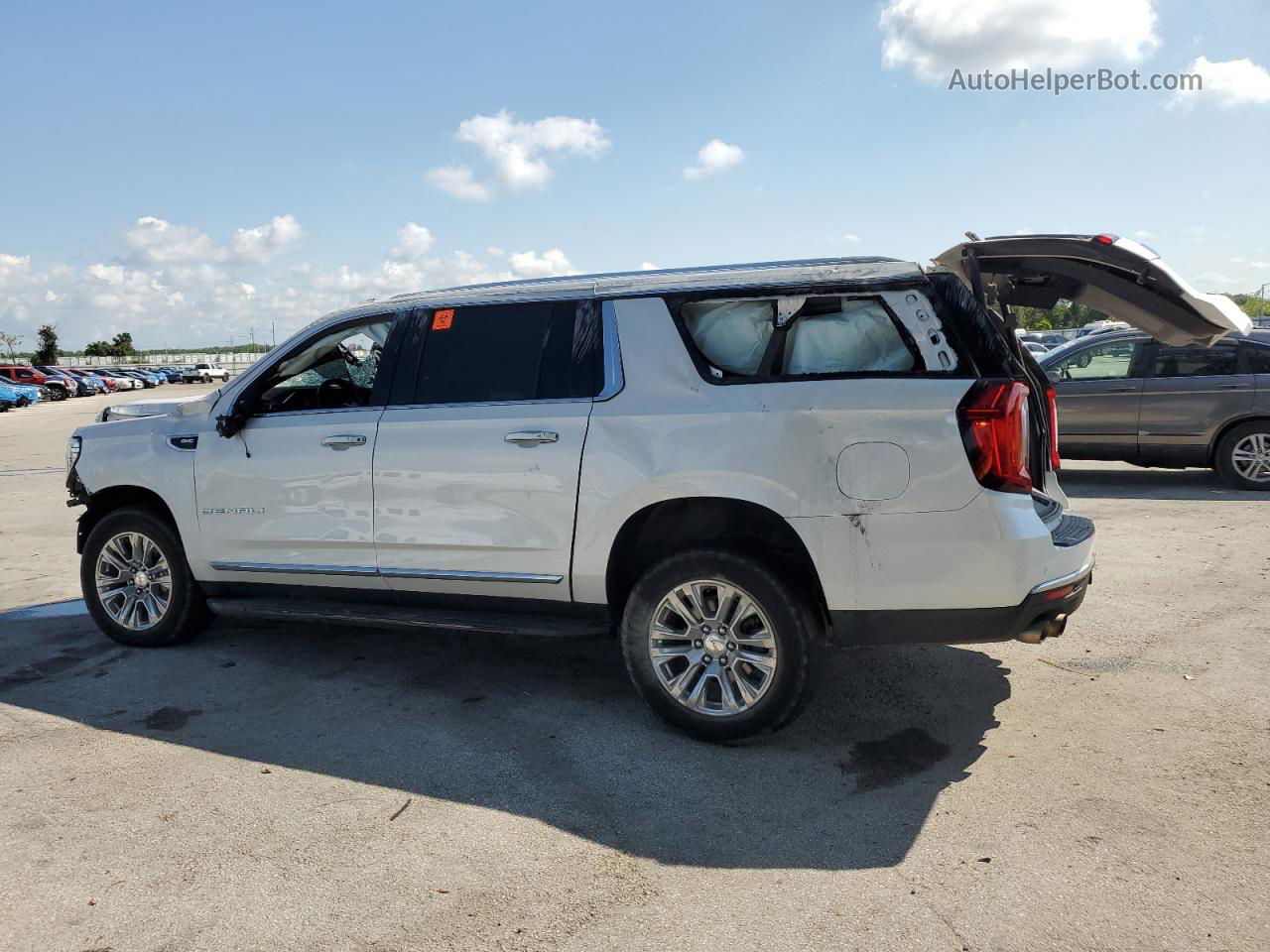 2021 Gmc Yukon Xl Denali White vin: 1GKS2JKL6MR457546