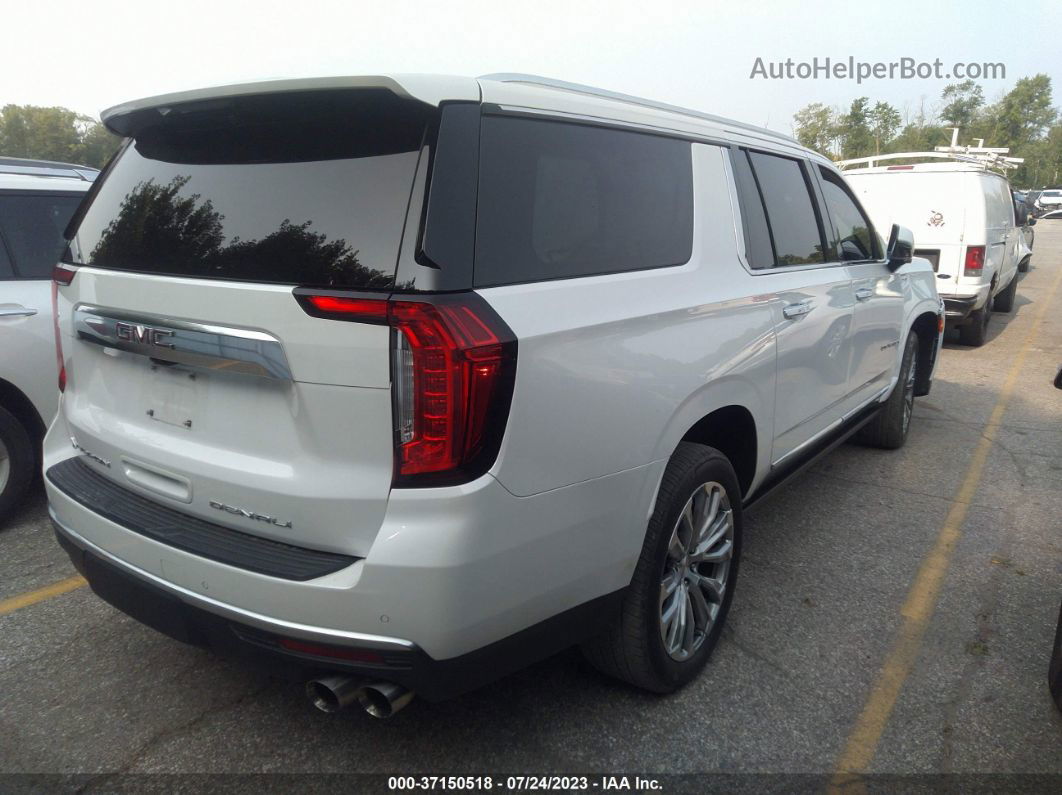 2021 Gmc Yukon Xl Denali White vin: 1GKS2JKL7MR263849