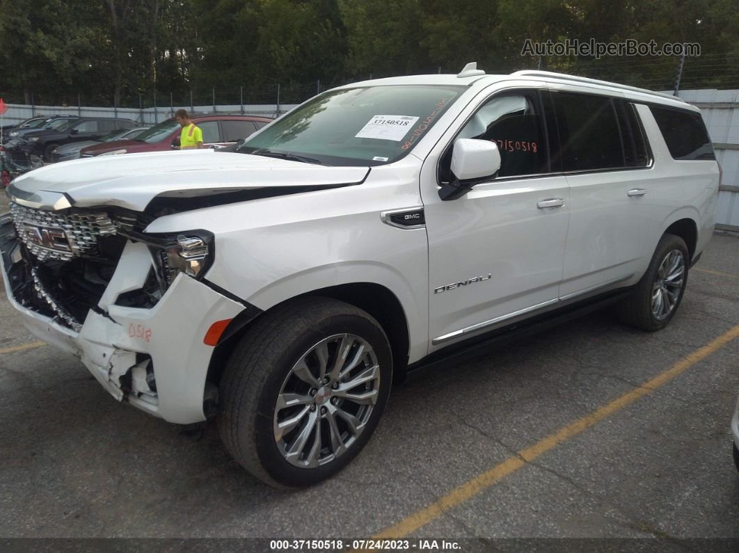 2021 Gmc Yukon Xl Denali White vin: 1GKS2JKL7MR263849