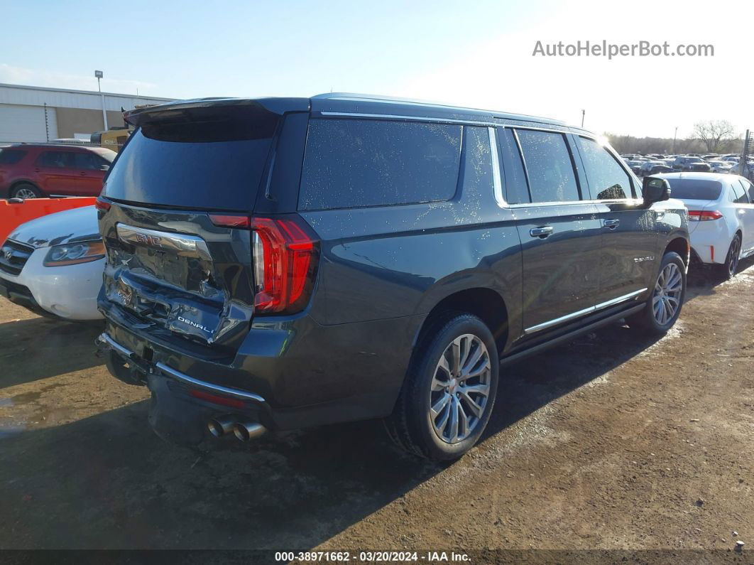 2021 Gmc Yukon Xl 4wd Denali Gray vin: 1GKS2JKL8MR188594