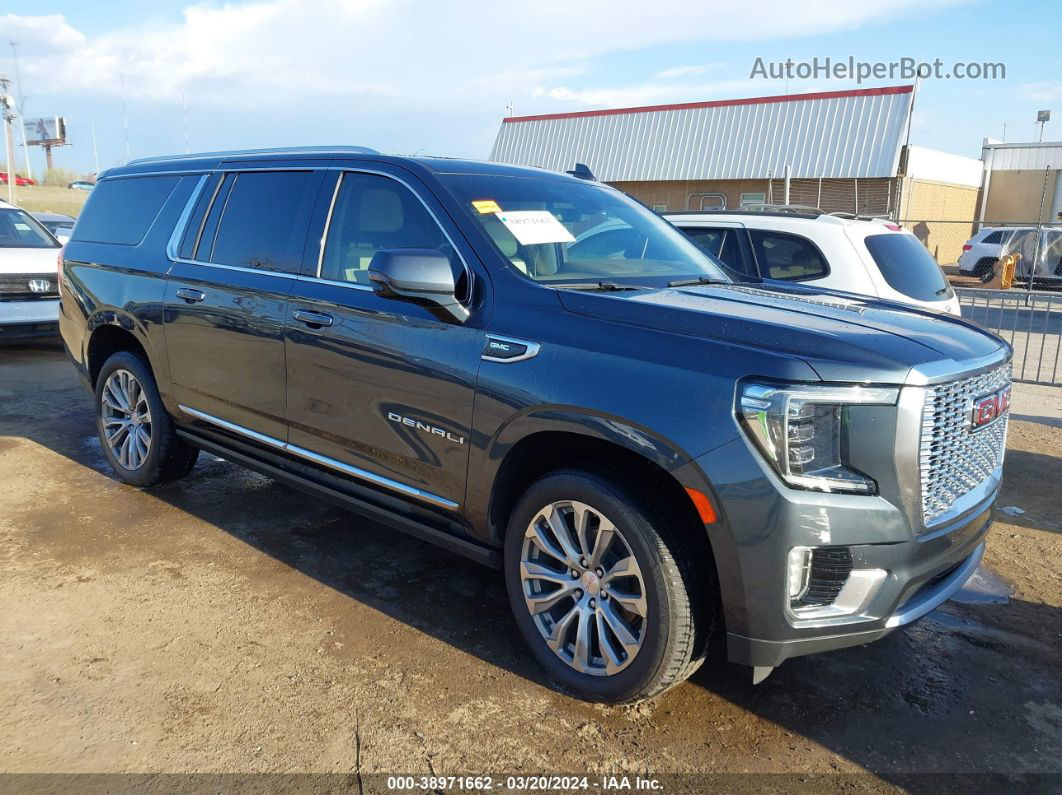 2021 Gmc Yukon Xl 4wd Denali Gray vin: 1GKS2JKL8MR188594