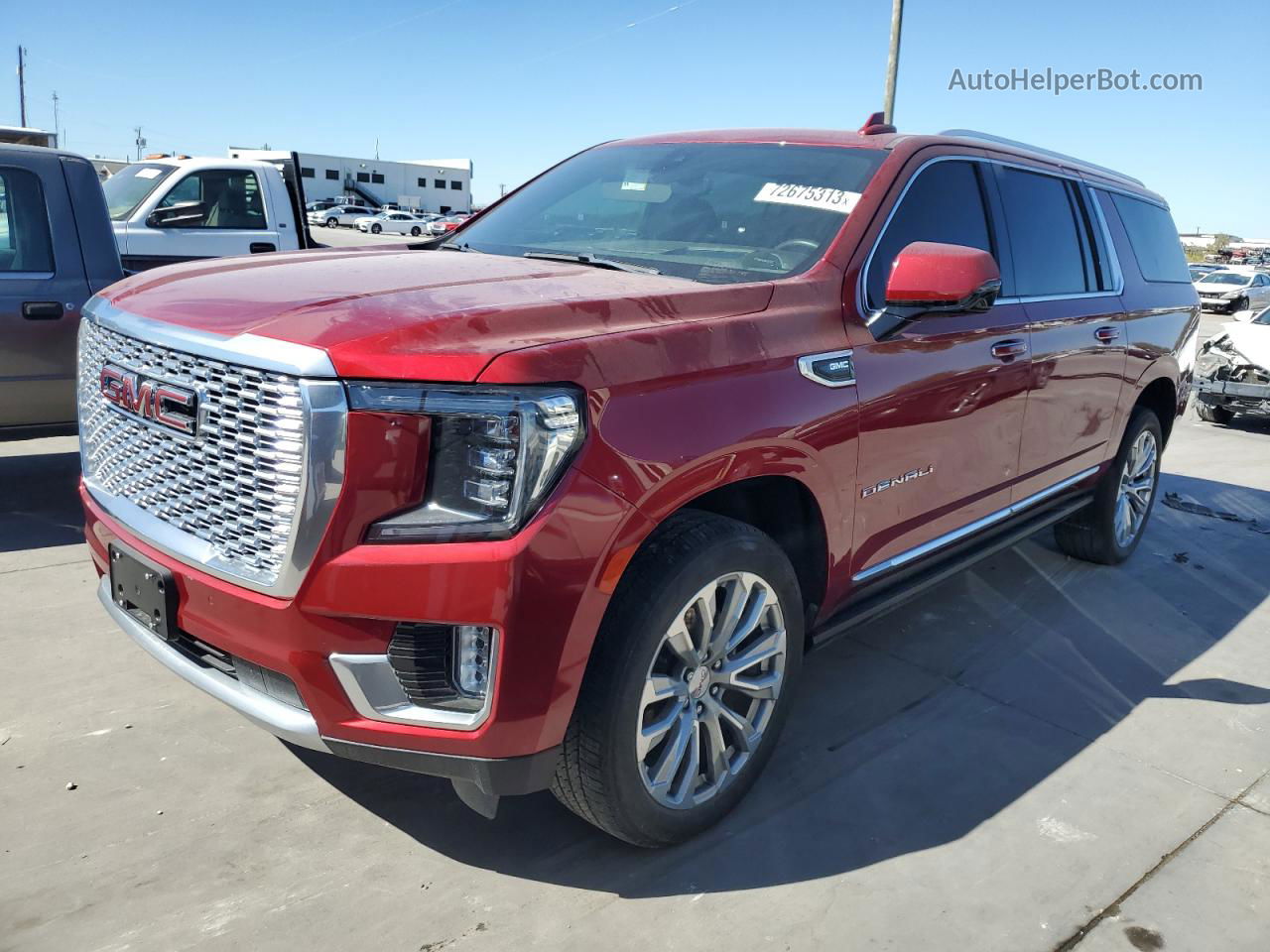 2021 Gmc Yukon Xl Denali Red vin: 1GKS2JKL8MR201361