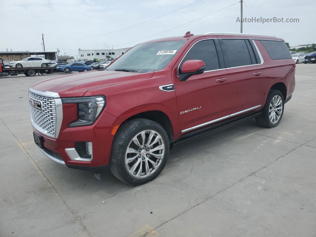 2021 Gmc Yukon Xl Denali Red vin: 1GKS2JKL8MR201361